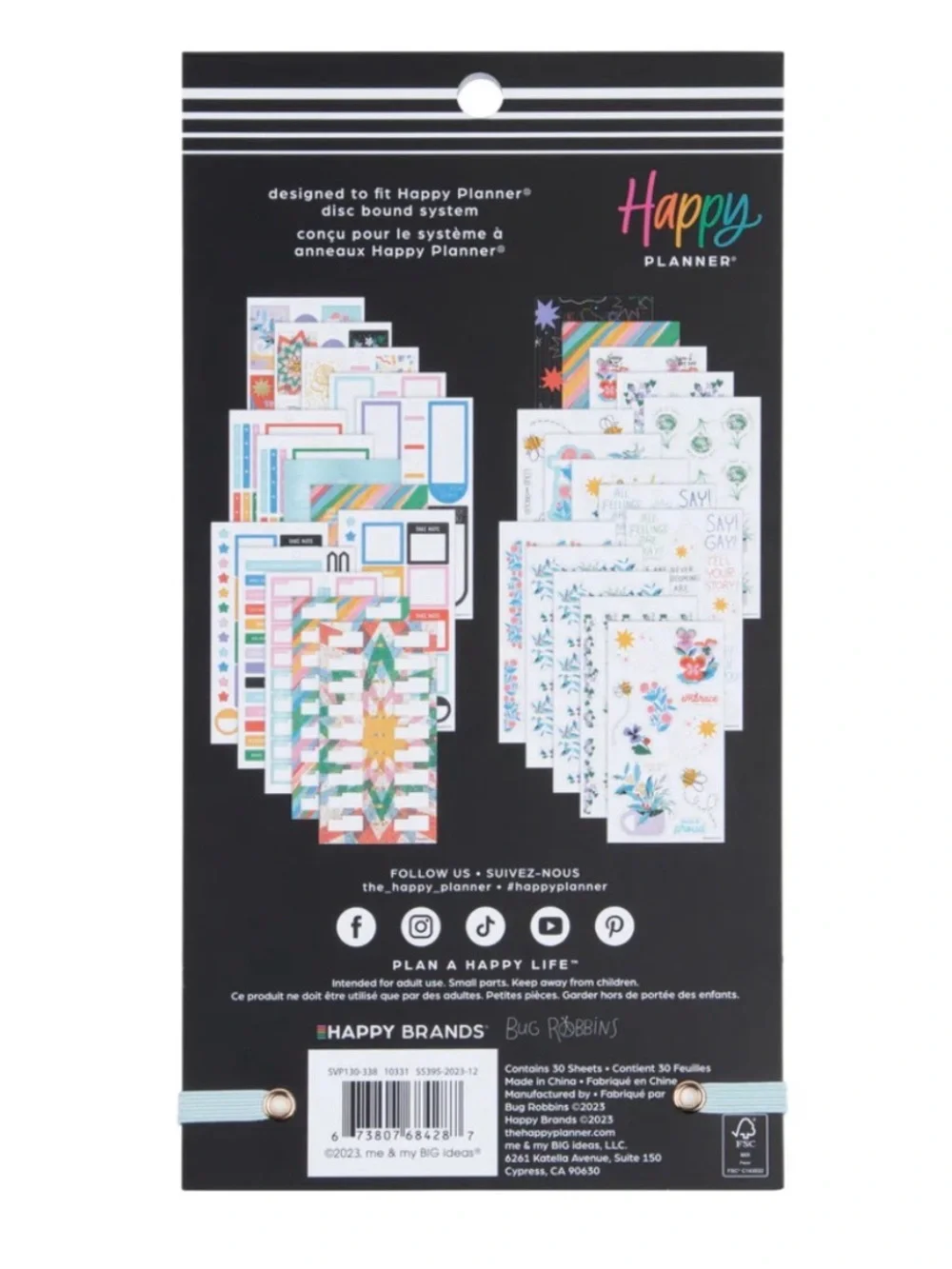 The Happy Planner Bug Robbins x Happy Planner Blooming With Pride